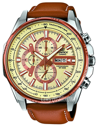 Casio Edifice Beżowy/Skóra Ø50 mm EFR-549L-7AVUEF