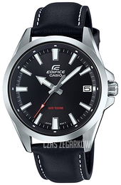 Casio Edifice Czarny/Skóra Ø42 mm EFV-100L-1AVUEF