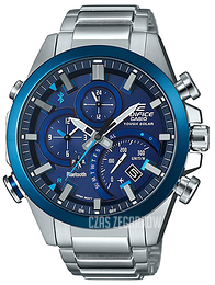 Casio Edifice Niebieski/Stal Ø48.1 mm EQB-500DB-2AER