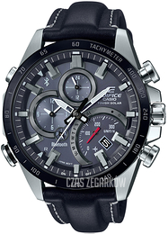 Casio Edifice Szary/Skóra Ø48.1 mm EQB-501XBL-1AER