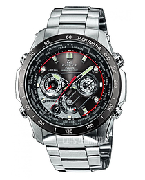 Casio Edifice Czarny/Stal Ø45 mm EQW-M1000DB-1AER