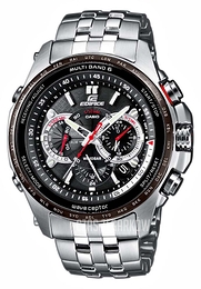 Casio Edifice Czarny/Stal Ø50.5 mm EQW-M710DB-1A1