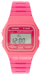 Casio Collection Ekran LCD/Żywica z tworzywa sztucznego F-91WC-4AEF