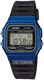 Casio Vintage Ekran LCD/Żywica z tworzywa sztucznego F-91WM-2AEF