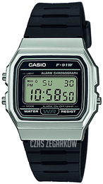 Casio Collection Ekran LCD/Żywica z tworzywa sztucznego F-91WM-7AEF