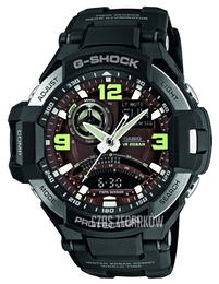 Casio G-Shock Ekran LCD/Żywica z tworzywa sztucznego Ø52 mm GA-1000-1BER