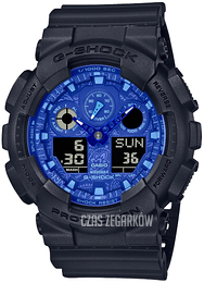 Casio G-Shock Niebieski/Żywica z tworzywa sztucznego Ø51.2 mm GA-100BP-1AER