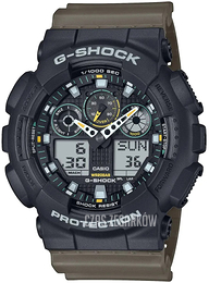 Casio G-Shock Czarny/Guma Ø51.2 mm GA-100TU-1A3ER