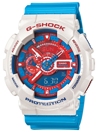 Casio G-Shock Ekran LCD/Żywica z tworzywa sztucznego Ø51.2 mm GA-110AC-7AER