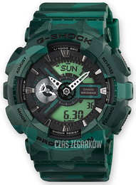 Casio G-Shock Ekran LCD/Żywica z tworzywa sztucznego Ø51 mm GA-110CM-3AER