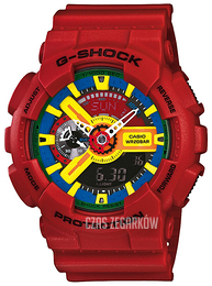 Casio G-Shock Ekran LCD/Żywica z tworzywa sztucznego Ø51.2 mm GA-110FC-1AER