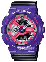 Casio G-Shock Wielokolorowy/Żywica z tworzywa sztucznego Ø51.2 mm GA-110NC-6AER