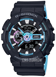 Casio G-Shock Ekran LCD/Żywica z tworzywa sztucznego Ø51 mm GA-110PC-1AER