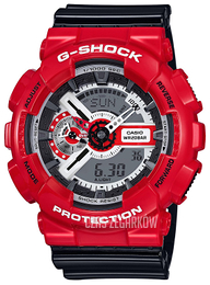 Casio G-Shock Wielokolorowy/Żywica z tworzywa sztucznego Ø51.2 mm GA-110RD-4AER