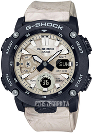Casio G-Shock Kremowy/Żywica z tworzywa sztucznego Ø48.7 mm GA-2000WM-1AER