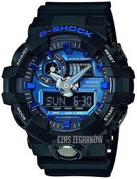 Casio G-Shock Niebieski/Żywica z tworzywa sztucznego Ø53 mm GA-710-1A2ER