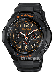 Casio G-Shock Czarny/Żywica z tworzywa sztucznego Ø49.8 mm GW-3000B-1AER