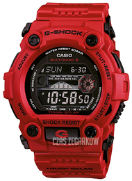 Casio G-Shock Ekran LCD/Żywica z tworzywa sztucznego Ø50 mm GW-7900RD-4ER