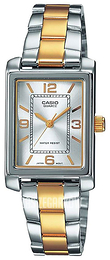 Casio Collection Srebrny/Stal w odcieniu złota LTP-1234PSG-7A