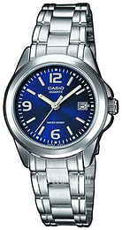 Casio Collection Niebieski/Stal Ø28 mm LTP-1259PD-2AEF