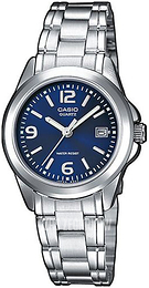 Casio Collection Niebieski/Stal Ø28 mm LTP-1259PD-2AEG