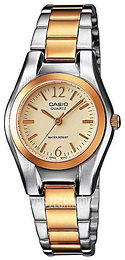 Casio Collection Szampański/Stal w odcieniu złota Ø34.5 mm LTP-1280PSG-9A