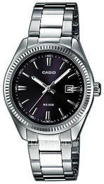 Casio Collection Czarny/Stal Ø34 mm LTP-1302PD-1A1VEF
