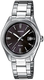 Casio Collection Czarny/Stal Ø34 mm LTP-1302PD-1A1VEG