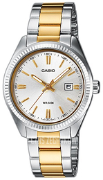 Casio Collection Srebrny/Stal w odcieniu złota Ø30.2 mm LTP-1302SG-7AVEF