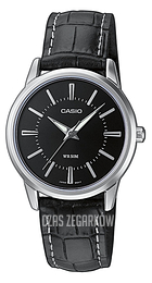 Casio Collection Czarny/Skóra Ø30 mm LTP-1303L-1AVEF