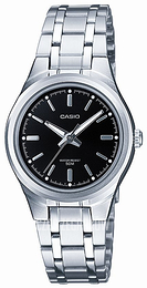 Casio Collection Czarny/Stal Ø28 mm LTP-1310D-1AVEF