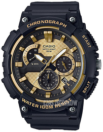 Casio Collection Żółte złoto/Żywica z tworzywa sztucznego Ø54 mm MCW-200H-9AVEF