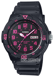 Casio Collection Czarny/Żywica z tworzywa sztucznego Ø44.6 mm MRW-200H-4CVEF