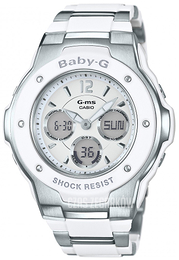 Casio Baby-G Kremowy/Stal Ø32 mm MSG-300C-7B3ER