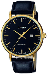 Casio Collection Czarny/Skóra Ø39.6 mm MTH-1060GL-1AER