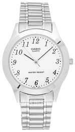 Casio Collection Biały/Stal Ø36.4 mm MTP-1128A-7BEF