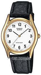 Casio Collection Biały/Skóra Ø33.5 mm MTP-1154Q-7BEF
