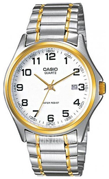 Casio Collection Biały/Stal w odcieniu złota Ø36 mm MTP-1188G-7BER