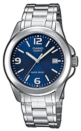 Casio Collection Niebieski/Stal Ø38.4 mm MTP-1259D-2AEF