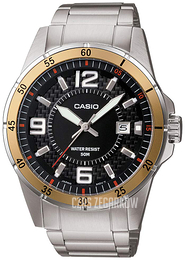 Casio Czarny/Stal Ø46.3 mm MTP-1291D-1A3