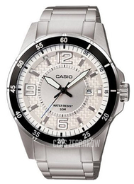 Casio Collection Biały/Stal Ø41.9 mm MTP-1300D-7A1VEF