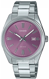 Casio Analogic Purpurowy/Stal Ø38.5 mm MTP-1302PD-6AVEF