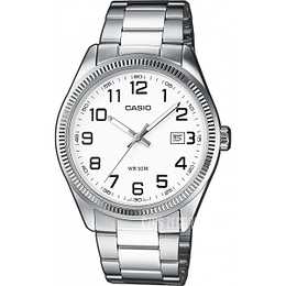 Casio Collection Biały/Stal Ø44 mm MTP-1302PD-7BVEF