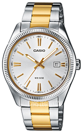 Casio Collection Srebrny/Stal w odcieniu złota Ø39 mm MTP-1302PSG-7AVEF
