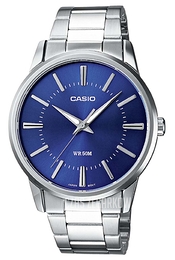 Casio Collection Niebieski/Stal Ø40 mm MTP-1303D-2AVEF