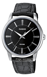 Casio Collection Czarny/Skóra Ø40 mm MTP-1303L-1AVEF