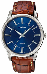 Casio Collection Niebieski/Skóra Ø40 mm MTP-1303PL-2AVEF