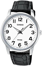 Casio Casio Collection Biały/Skóra Ø40 mm MTP-1303PL-7BVEG