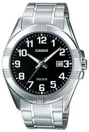 Casio Collection Czarny/Stal Ø43.5 mm MTP-1308D-1BVEF