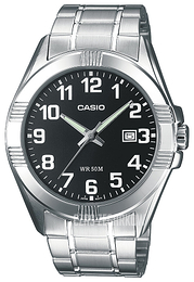 Casio Collection Czarny/Stal Ø48 mm MTP-1308PD-1BVEF